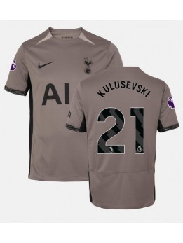 Tottenham Hotspur Dejan Kulusevski #21 Ausweichtrikot 2023-24 Kurzarm